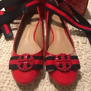 Tory Burch Maritime Ankle Wrap Ballet